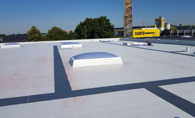 Lichtkuppel-Installation von Facilitec
