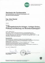 Zertifikat Fachkenntnis